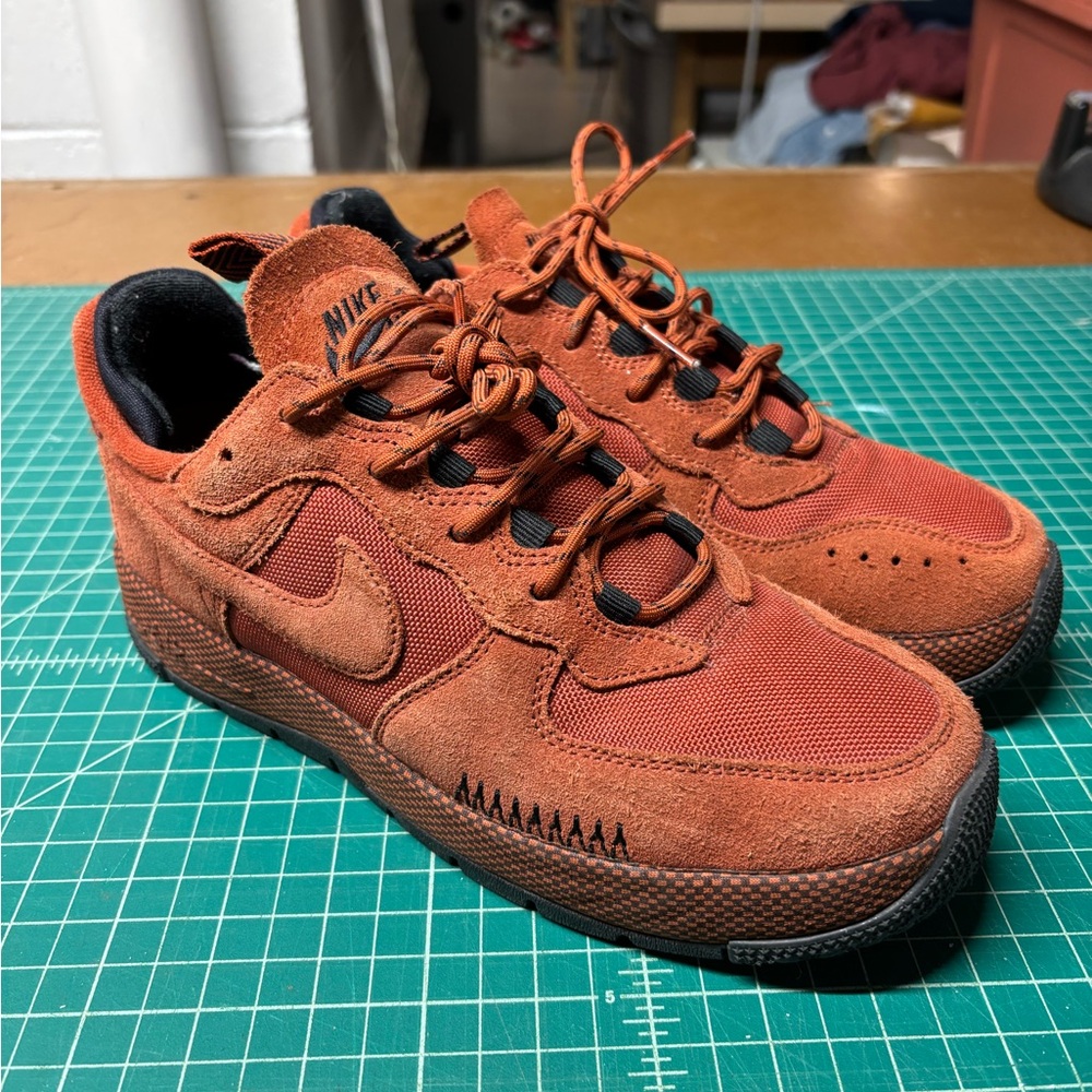 Nike Women’s Air Force 1 Wild - Rugged Orange Athletic Shoes sneakers 7.5